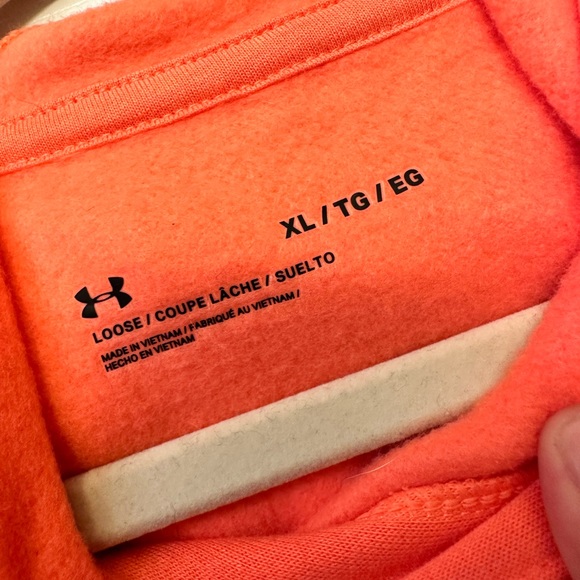 Under Armour Hoodie XL coral - Picture 3 of 5
